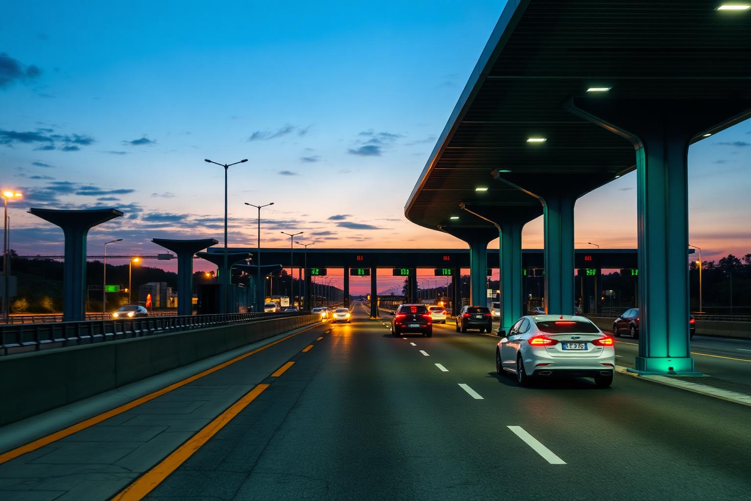 Highway Toll Plaza